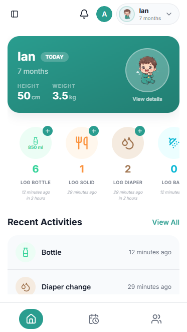 NestDays app dashboard